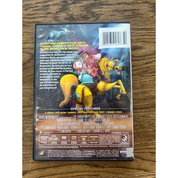 Garfields Fun Fest 2008 DVD Animation Family Jim Davis Frank Welker Pre-Owned - Picture 2 of 4